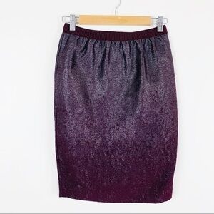 H&M glittering ombré skirt